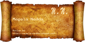 Megela Nedda névjegykártya